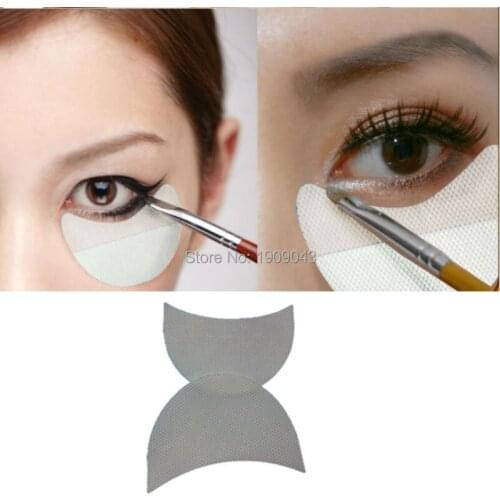 Wholesale (10000 pieces/lot) high quality eye shadow shields pad for women perfect eye makeup tools