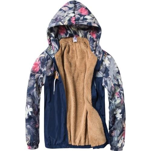 YuWaiJiaRen Floral Bomber Jacket Men Hip Hop Slim Fit Flowers Bomber Jacket Coat Mens Hooded Jackets Winter Plus Size