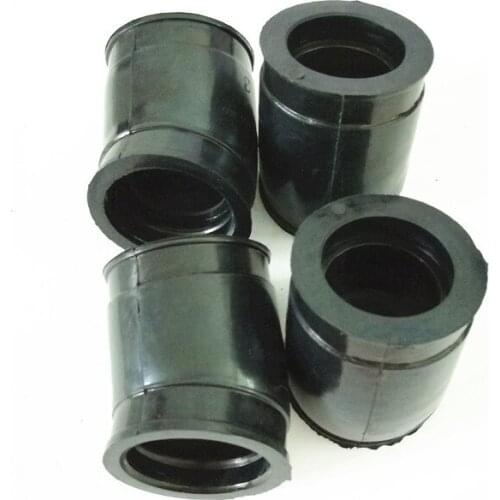 4 piece Motorcycle Intake Manifold Carburetor Boot Insulators for Honda CB750F Super Sport 1975 - 1976 16211-300-030 replacement