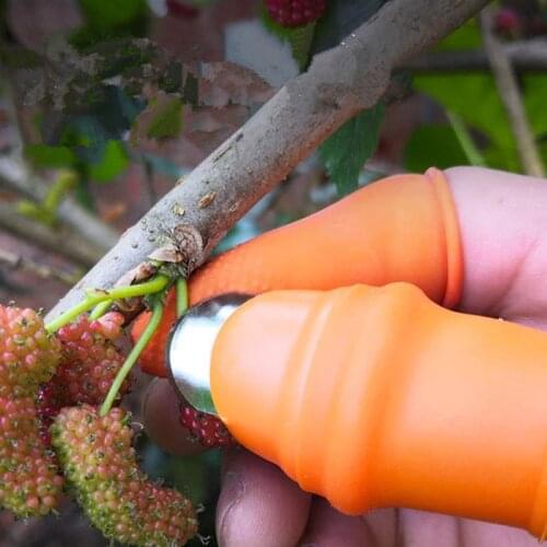 Pruning Picking Thumb Cutter Finger Sleeve Set Picking Tool for Harvesting Plant Gardening Fruit Vegetable Picker Gardening Tool