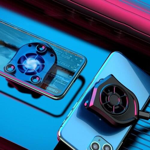 Black High Quality Semiconductor Mobile Phone Cooler for Running Games HCCY