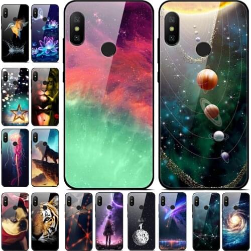 Silicone case For Xiaomi MI A2 Lite Case 360 Full Protection Tempered Glass Back Cover Phone Cases For Xiaomi MI A2 bumper Coque