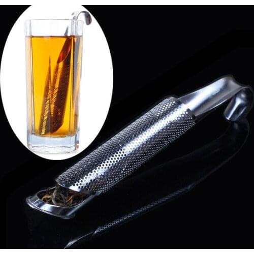 50-500pcs Tea Infuser For Tea Strainer Stainless Steel Infuser Pipe Design Metal Sieve Filter Infuser For Tea Brew Br SN392