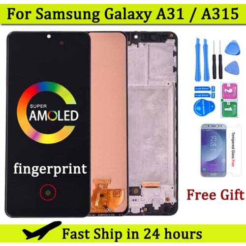 6.4'' Display For SAMSUNG GALAXY A31 A315 LCD with Touch Screen Digitizer Assembly For Samsung SM-A315F A315F/DS A315G