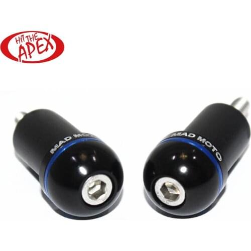 Universal Motorcycle Bar end Plug Grip, Handlebar weights Dampener 22mm 7/8 ", Anti Vibration Handlebar End Plugs