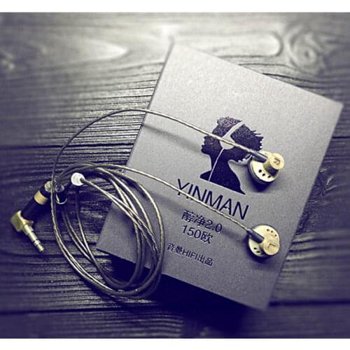 YINMAN 150 ohm hifi High Impedance In Ear Earphone 150ohm Earbud Flat Head Plug Earplugs HIFI Earbud Earphone Limite