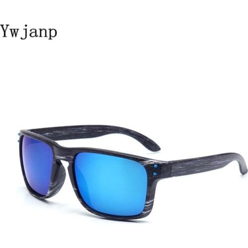 Ywjanp 2018 New Fashion Vintage Sunglasses Men Women Sports Eyewear Wood Grain sunglasses Goggles Outdoor driving Glasses UV400