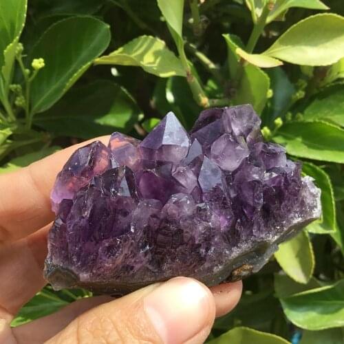 100g Natural purple quartz crystal Amethyst quartz crystal cluster bulk