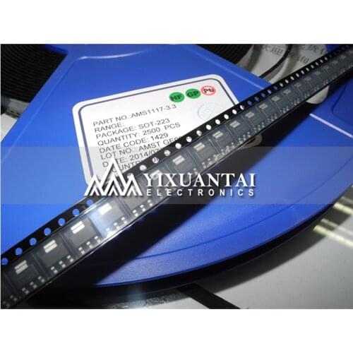 500PCS/lot 1000PCS/lot 2500pcs/lot Free shipping 100% original AMS1117-3.3 AMS1117 SOT223