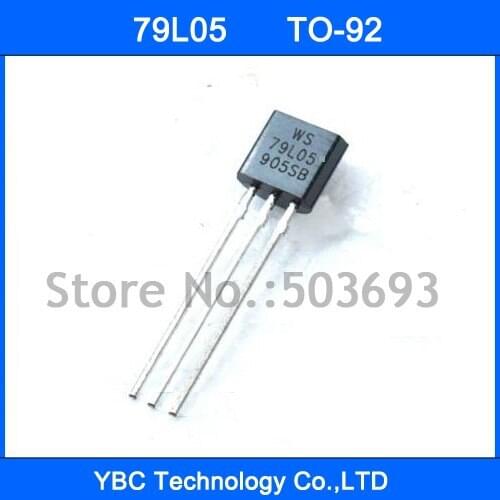 100pcs WS79L05 79L05 Voltage Regulator 100mA -5V TO-92