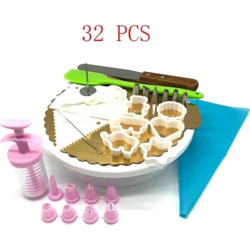 32 PCS Pastry Nozzles Confectionery Tool Extra Large Icing Piping Nozzle Pastry Bag Russian Confectionery Cake