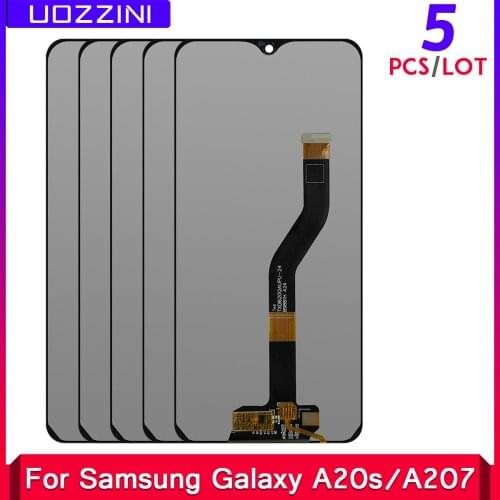 New AAA+ Quality For Samsung Galaxy A20s A207 A2070 SM-A207F SM-A207G Touch Screen Digitizer With/No Frame Repair Parts