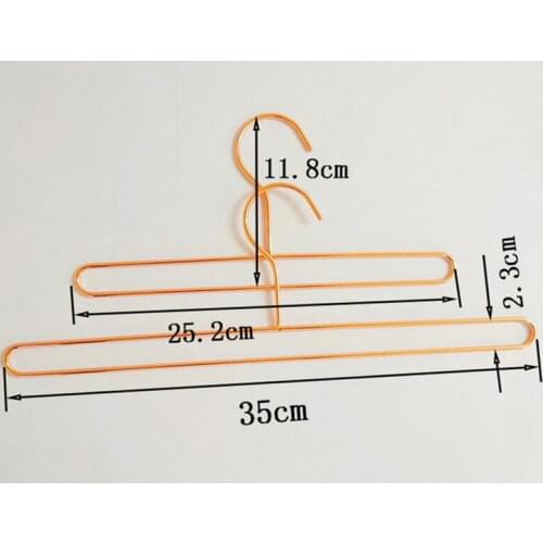 50pcs The new Nordic Style Iron Wire Metal Towl Hanger Rose Gold Children Baby Bath Towel Socks Clothes Storage Hangers Rack