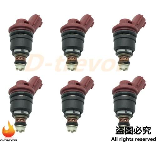6pcs Fuel Injector Nozzle For Nissan Racing Brandsto Silvia S13 S14 S15 SR20DE SR20DET high flow rate 850CC OEM: 16600-RC850