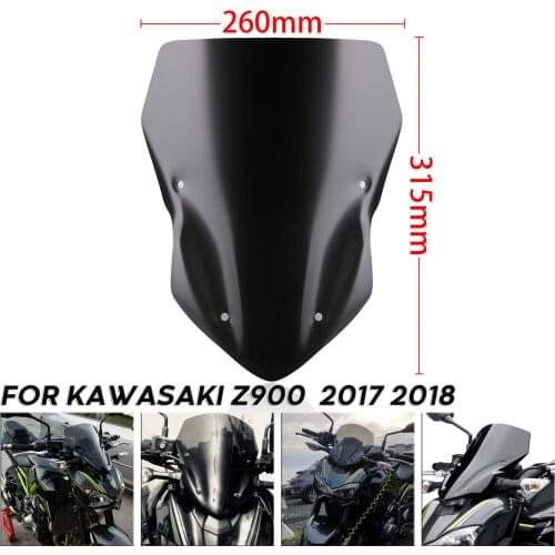 Motorcycle accessory ABS windshield is suitable for kawasaki Z900 Z900 2017-2018 high quality windshield guide plate