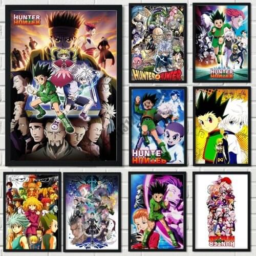 DIY 5D Diamond Painting Japanese Anime Hunter X Hunter Mosaic Diamond Embroidery Full Round Cross Stitch Kits Home Decor Gift