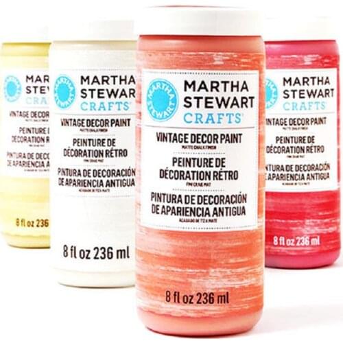 American Plaid Aacrylic Paint Peinture Acrylique Painted Martha Stewart Farby Akrylowe Home Decoration Pintura Acrílica Series