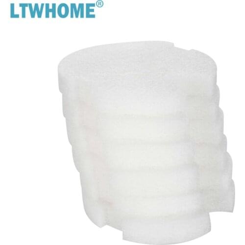 LTWHOME Compatible White Filter Floss Replacement for MEGA POWER 6090 Aquarium Filter