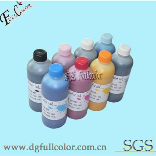 Free shipping! Free heat 8 color! 500ml bottle, High quality art Pigment ink for EPSON 9880 wide format printer ink