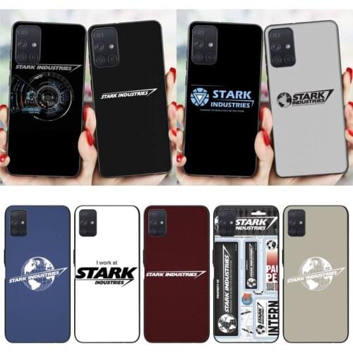 Zororong Stark Industries Phone Case For Samsung Galaxy S20 21 Note10 20 A30 50 70 71 Plus Ultra