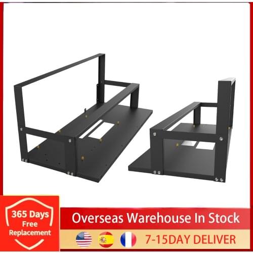 Mining Case Rack Motherboard Bracket Open Mining Rig Frame ETH/ETC/ZEC Ether Accessories Tools For 6-8 GPU Rack Only Computer