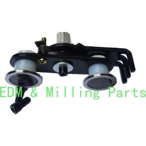 CNC EDM Wire Guide Machine Parts Automatic Molybdenum Wire Tight Double Wire Wheel For Machine Tool Mill Part