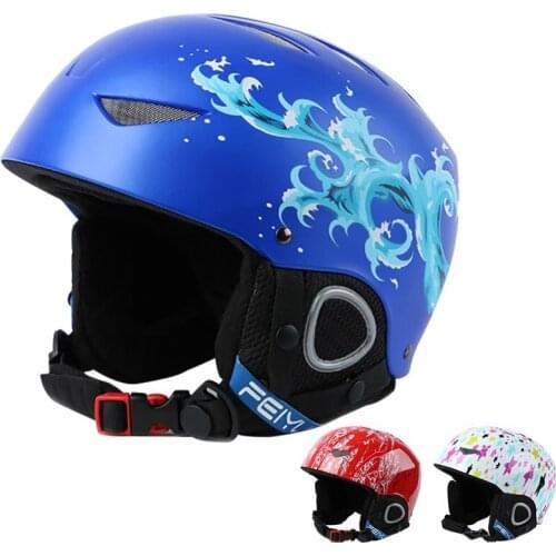 Childrens Ski Helmet Boys and Girls Baby Sports Outdoor Sports Warm Equipment Head Protection Helmet