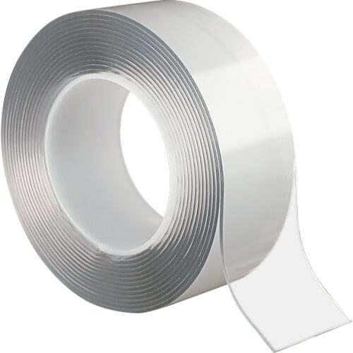 1M/2M/3M Nano Tracsless Tape Double Sided Tape Transparent Reusable Waterproof Adhesive Sticker Home Kitchen Car Wall Stickers