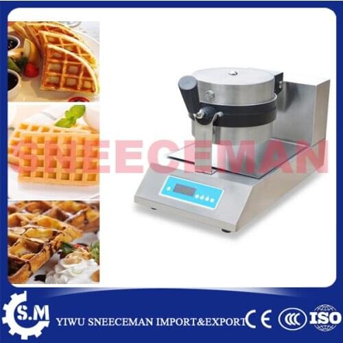 Commercial Non-stick electric rotary waffle furnace machine baking pan waffle maker machine chinese cake waffle machine