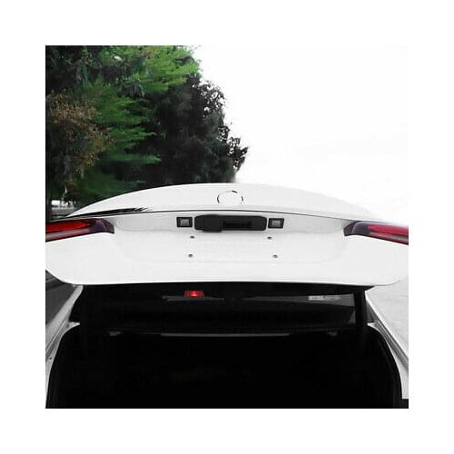 Stainless Steel Rear Door Trunk Lid Cover Trim 1pcs For Benz A Class Sedan 2019