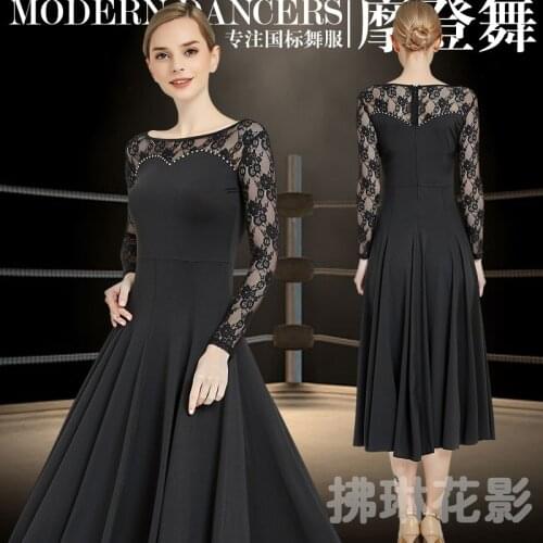 New ballroom dance competition dress dance ballroom waltz dresses standard dance dress women ballroom dress Y063