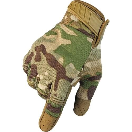 Outdoor Sports Tactical Gloves Full Finger For Hiking Riding Cycling Military Mens Gloves Armor Touch Screen Gloves