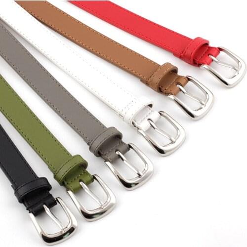 2021 New Pattern Woman Fashion Hot Sale Leather Belts High-quality Alloy Pin Buckle Belts Black Waistband Belt