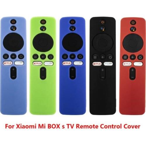Silicone Remote Control Case For Xiaomi Mi Box S/4X Mi Remote TV Stick Cover For Xiaomi Soft Plain Remotes Control Protector New