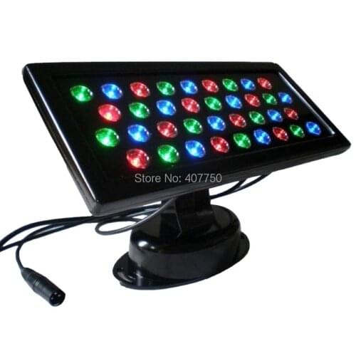 AC85V/265V interior dmx control 36W rgb led wall washer suare shape led projector applied to walls lighting decoration