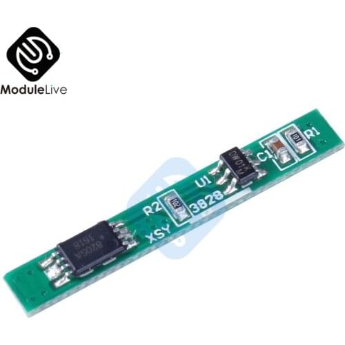 1S 3.7V 2.5A Lithium Battery Protection Board Polymer BMS PCM PCB Over Charge Discharge Li-ion Protect Module