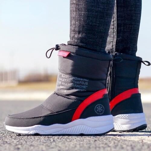 Winter Women Boots Platform Snow Boots Thick Plush Waterproof Non-slip Boots Fashion Women Winter Shoes Warm Fur Botas Mujer