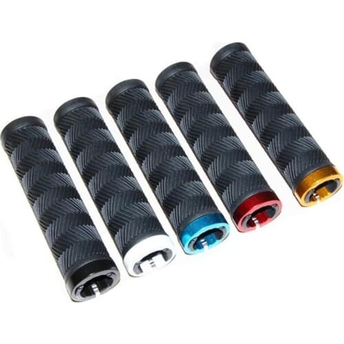1pair Bicycle Handlebar Grips MTB Road Bike Handle Bar End Anti-Slip Rubber Mountain Bike Soft Lock On Handlebar Cover BC0212