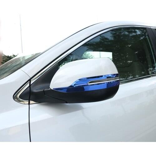2pcs For HONDA CRV 2017 Rearview mirror Decorative strip frame