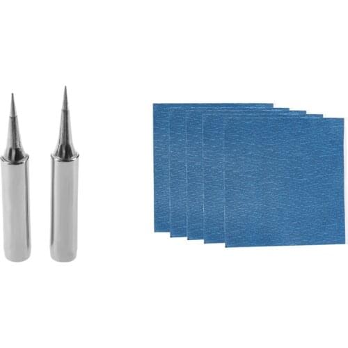Promotion! Soldering Head Soldering Iron 900M-T-I0.4mm OD with 5X 3D Printer Heated Bed Blue High Temperature Tape Masking Adhes