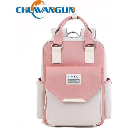 Chuwanglin Women Backpacks Large Capacity Wear Shoulder Bags for Teenage Girls Casual Light Travel Back Pack Mochilas S51804