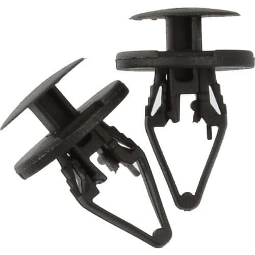 Fender Liner Retainer Plastic Push-Type Clip For Chevrolet GM 11589292 Pack of 30 Black