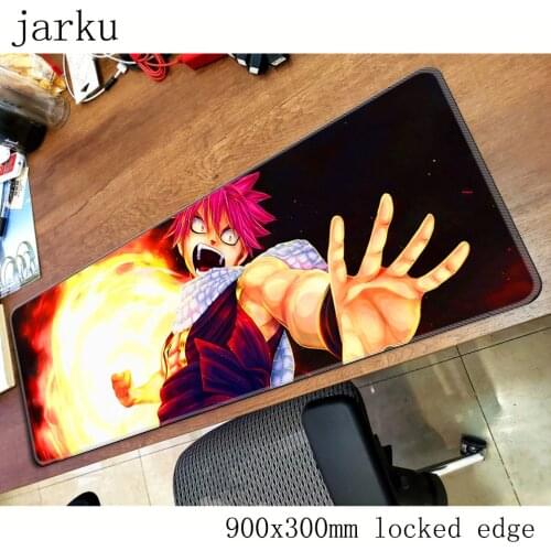 Fairy Tail mouse pad gamer 900x300mm notbook mouse mat large gaming mousepad xl pad mouse PC desk padmouse accessories