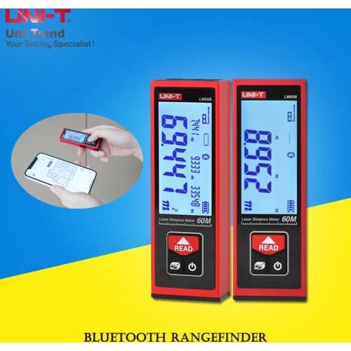 UNI-T LM60B LM50B LM40B mini bluetooth rangefinder 40/50/60M laser digital display ranging electronic ruler