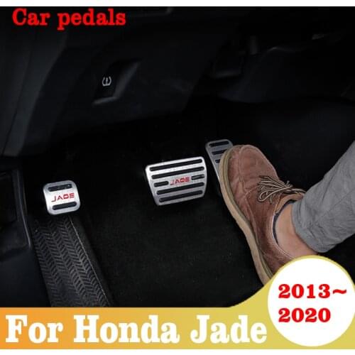 Car Foot Fuel Pedal Brake Clutch Pedals Cover For Honda Jade 2013-2020 Parts Car Styling Accessories