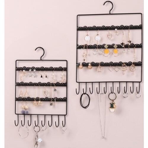 8/10 Hook Wall Earring Jewelry Organizer Earring Organizer Hanging Holder Necklace Display Stand Rack Holder Rack Jewelry Hanger