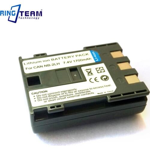 Digital Camera Battery NB-2LH NB-2L BP-2LH for Canon ZR960 ZR950 ZR930 S30 S40 S50 G7 G9 XT XTi Optura 30 40 50 FVM100 HF R106