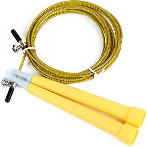 NEW Steel Wire Skipping Skip Adjustable Jump Rope Crossfit Fitnesss Equimpment Exercise Workout 3 Meters