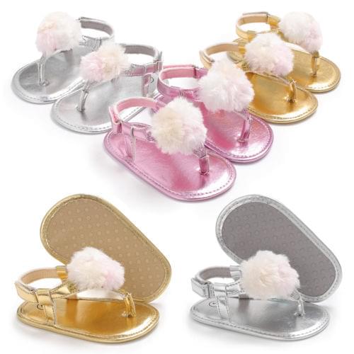 Baby Girl First Walkers Newborn Baby Girl Shoes Summer Soft Pram Crib Shoes USA