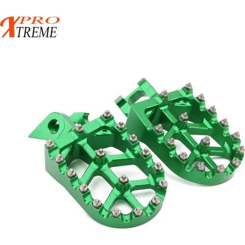 Motorcycle Foot Peg Footpegs Pedal Footrest For Kawasaki KX125 KX250 KX 125 250 1997 1998 1999 2000 2001 KX500 1988-1990